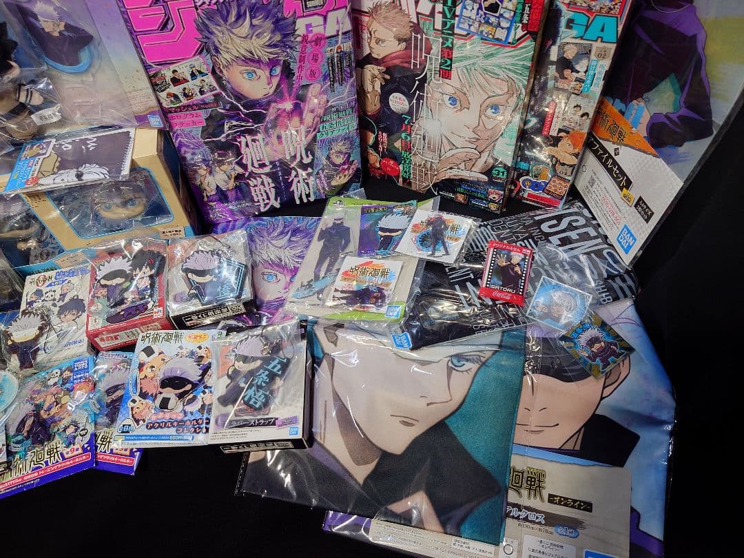 呪術廻戦 五条悟 公式グッズ るかっぷ Tシャツ3 アクスタ他大量詰合せセット