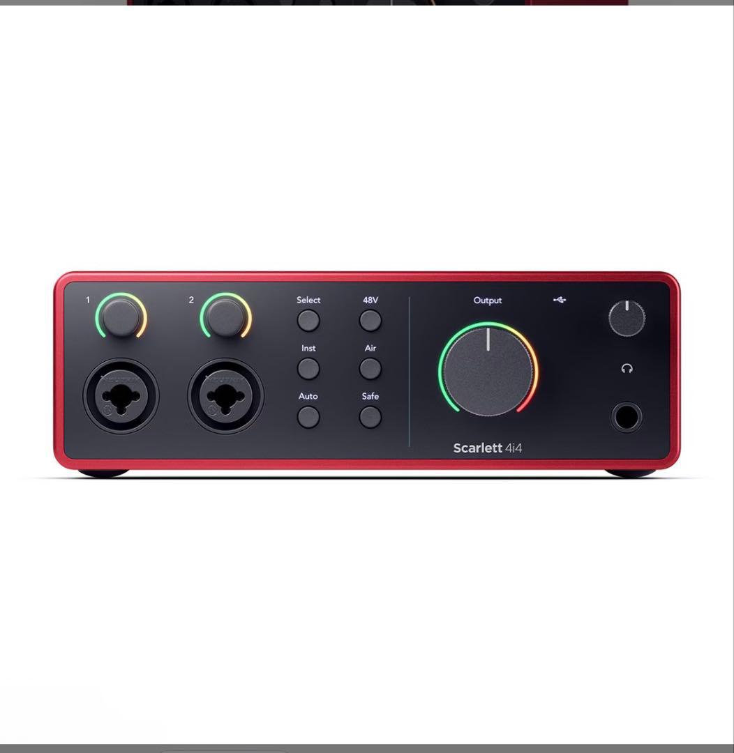 FOCUSRITE Scarlett 4i4 (gen. 4)インターフェース