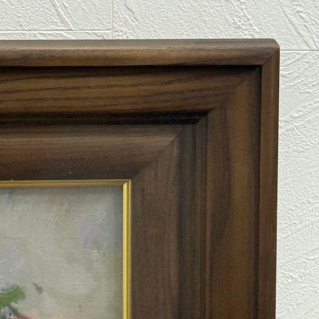 H17KZ2a 山崎翠祥 薔薇 F5号 額装 油彩画