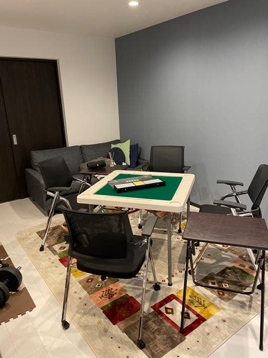 麻雀卓、麻雀椅子セット