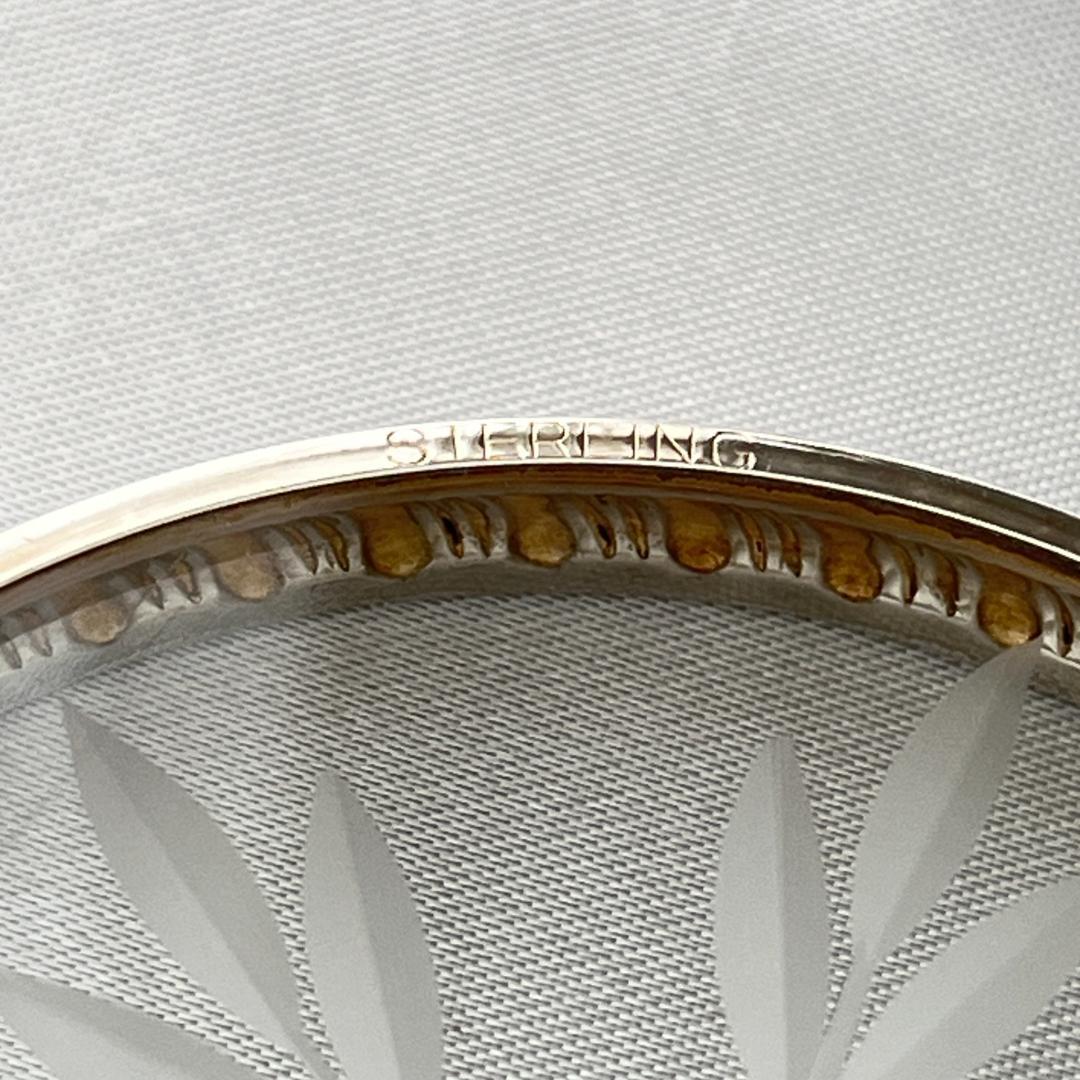 【純銀 / ガラス】ワイングラスコースター 4枚 スターリングシルバー (1)