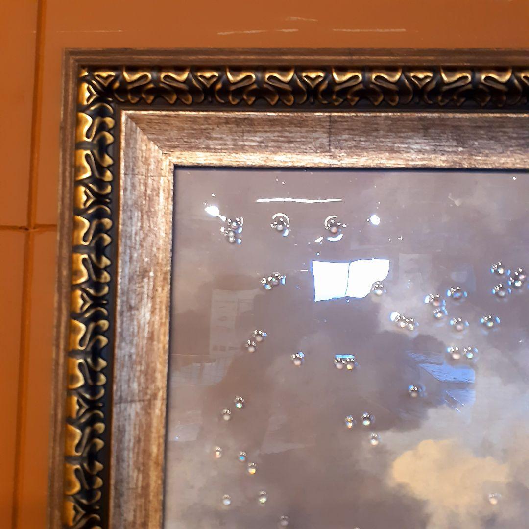 輸入雑貨　天然水晶石　『ロイスダールヴェイクの風車』　クリスタルアート