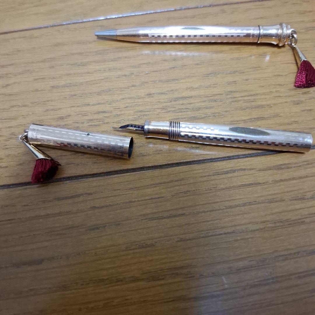 EVER SHARP　エバーシャープ GOLD FILLED 万年筆 ケース付き