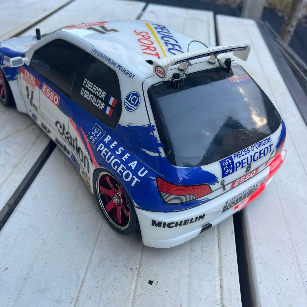 タミヤ　プジョー306マキシ　tt-01 ドリフト