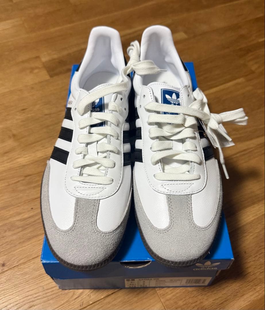 adidas Samba ホワイト　27.5cm