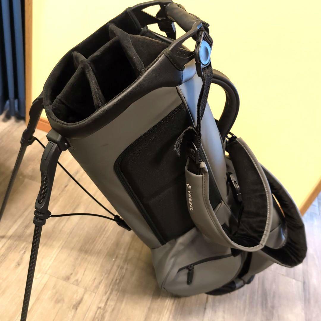 人気のグレー☆ベゼル☆Vessel 3.0 8.5型☆キャディバッグ☆スタンド式