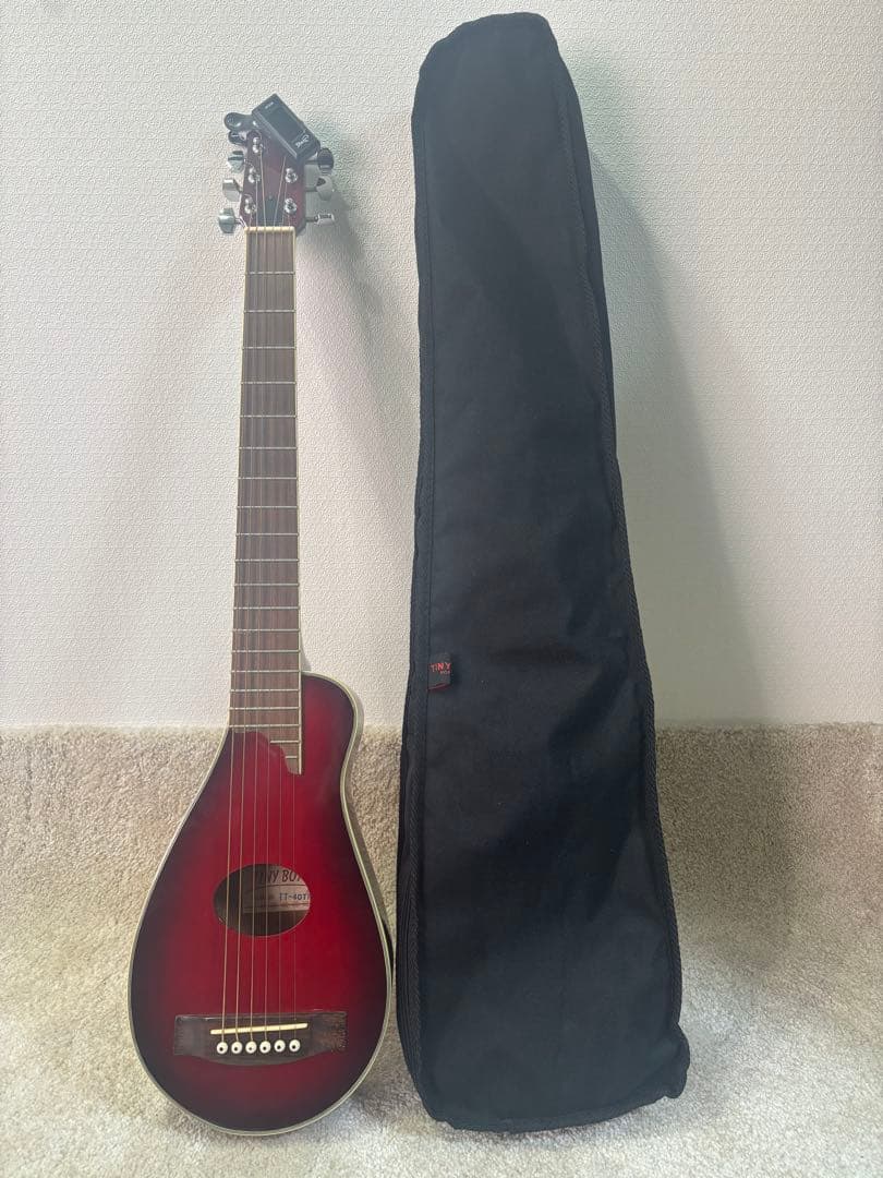 【美品】TINY BOY TT-40TR トラベルギター 純正ケース付