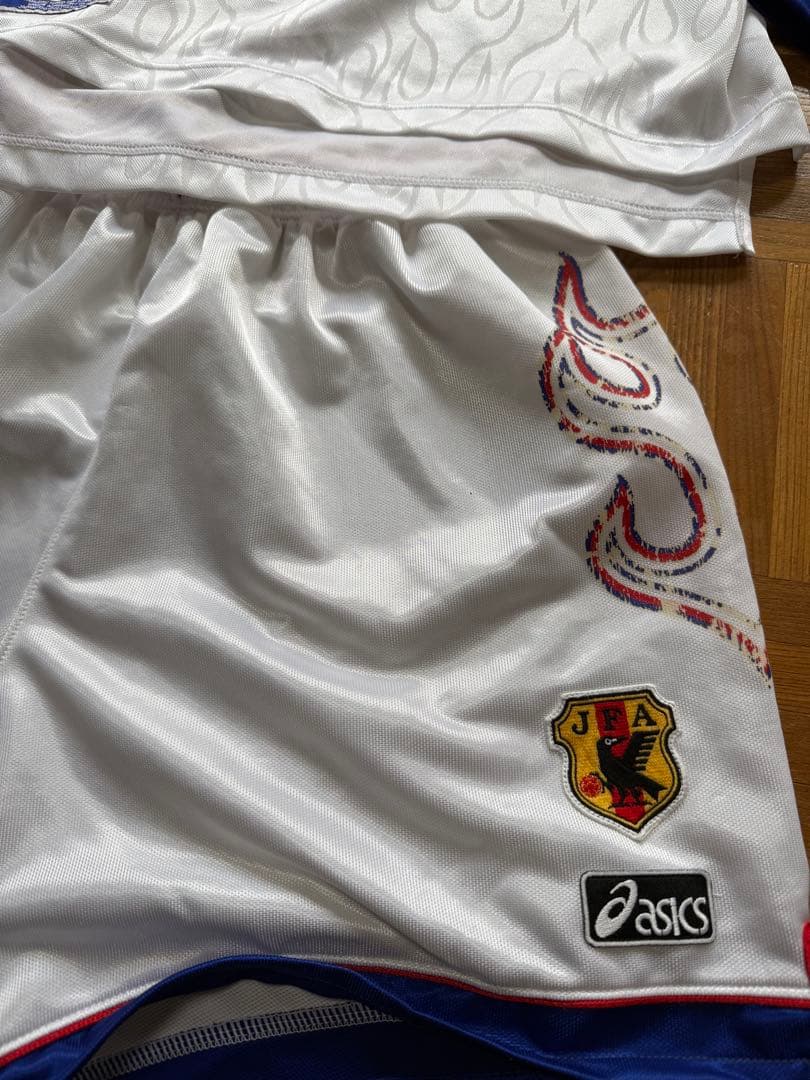 1998年　asics 日本代表ユニフォーム　jumadiba 炎ユニ