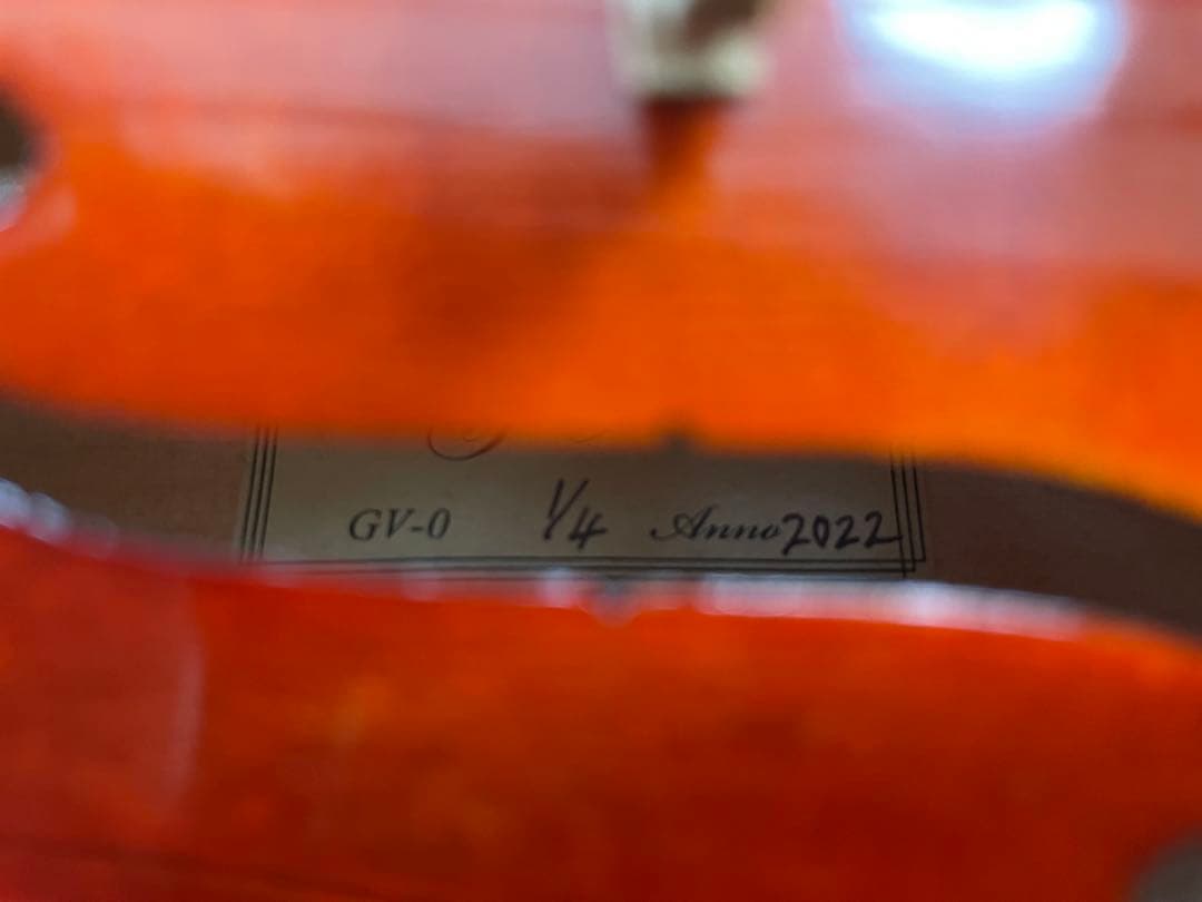 GRAZIOSO GV-0S 1/4 バイオリンセット(弓/ケース/松脂/肩当)