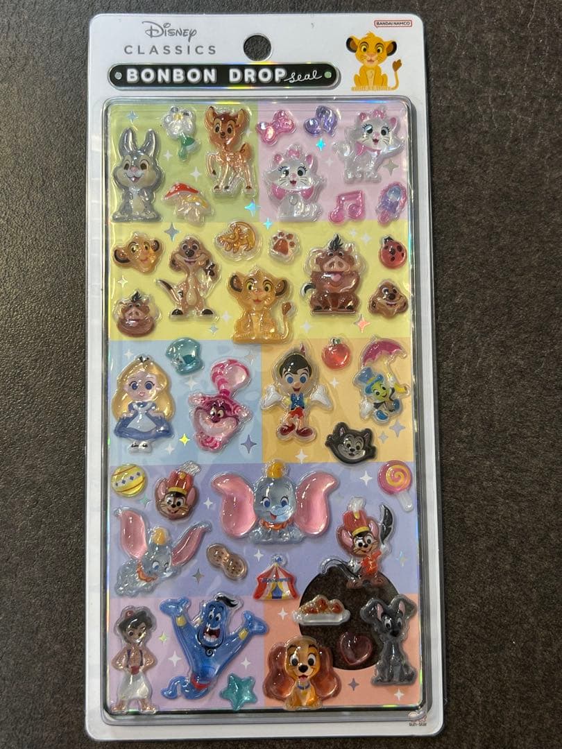 【正規品】ディズニーボンボンドロップシール8枚セット