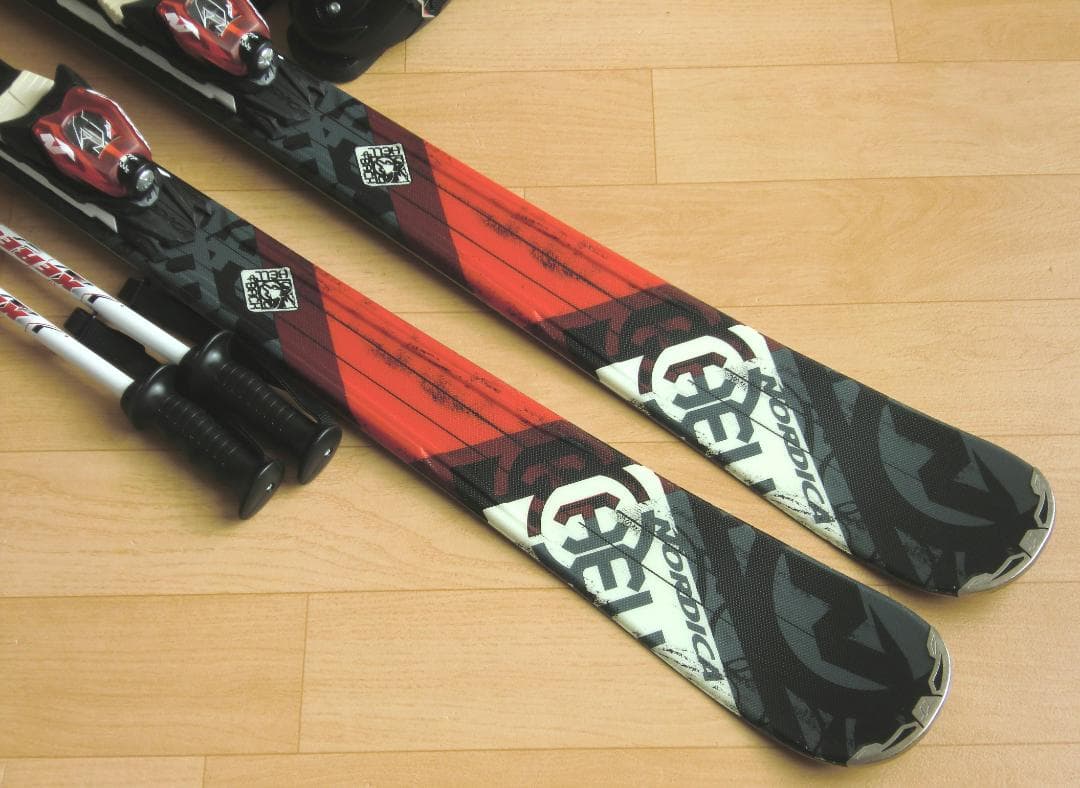 ■送料無料■ノルディカ■メンズスキーセット■板160靴26-26.5■メンテ付■