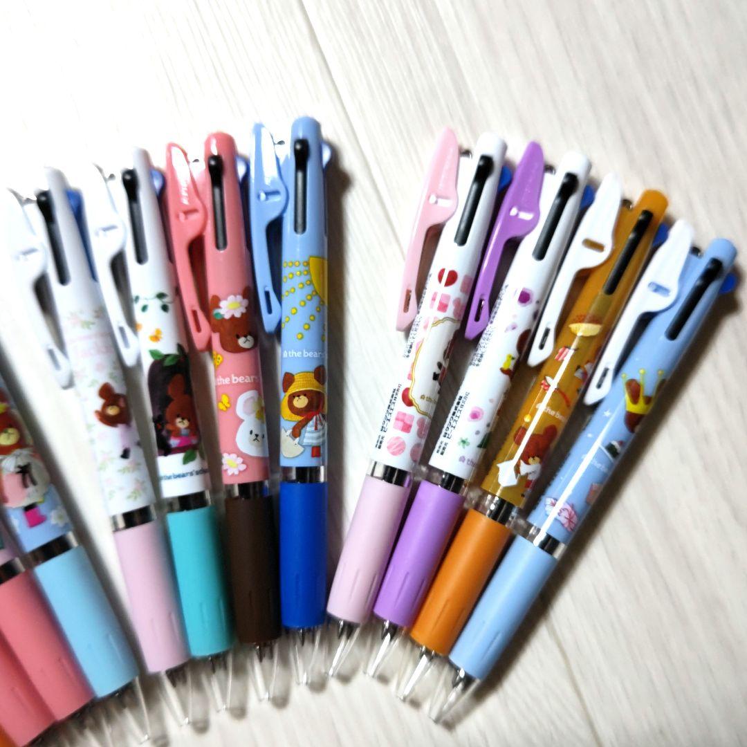 くまのがっこう ジェットストリーム3色ボールペン/17本セット