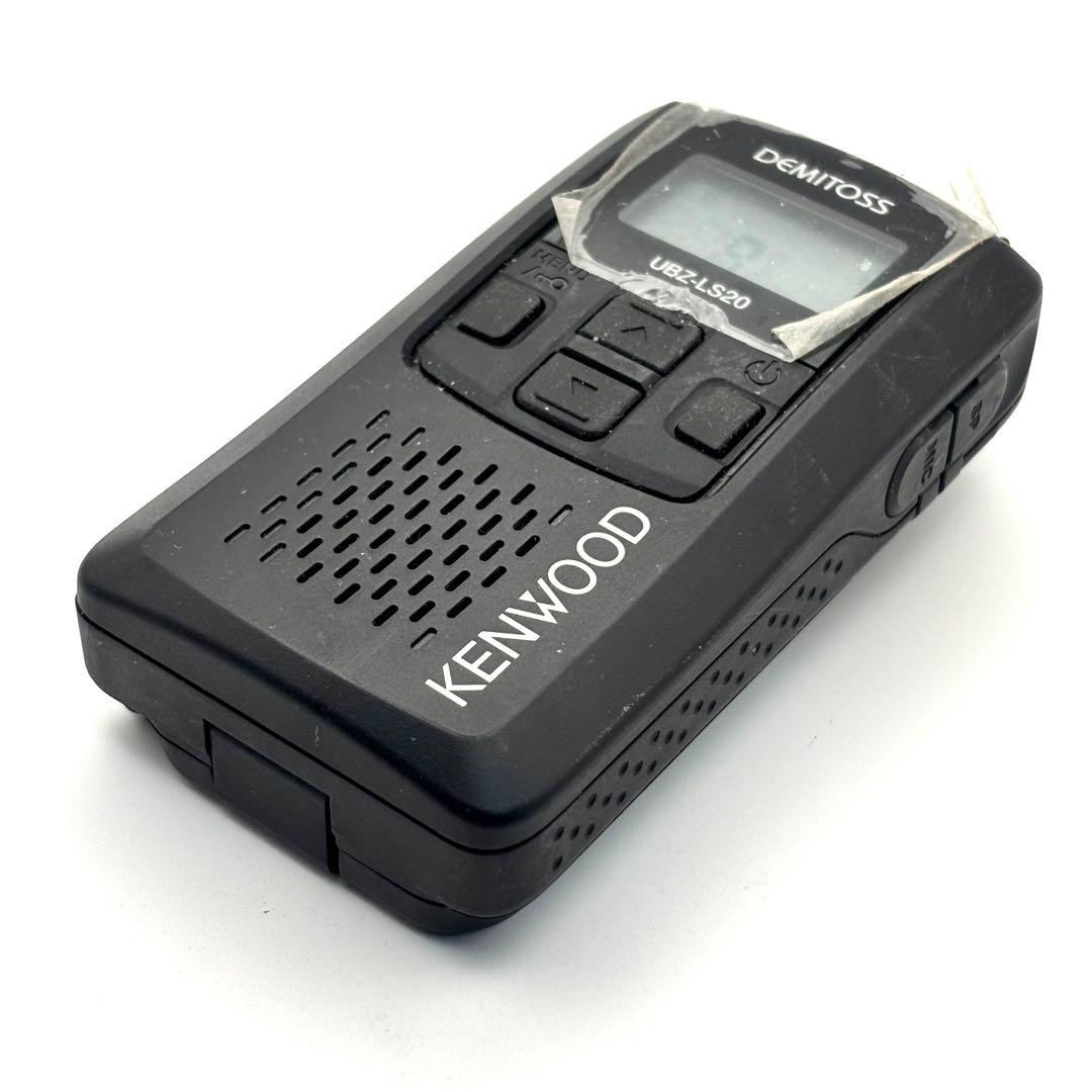 【動作品】KENWOOD トランシーバー UBZ-LS20 ブラック レッド