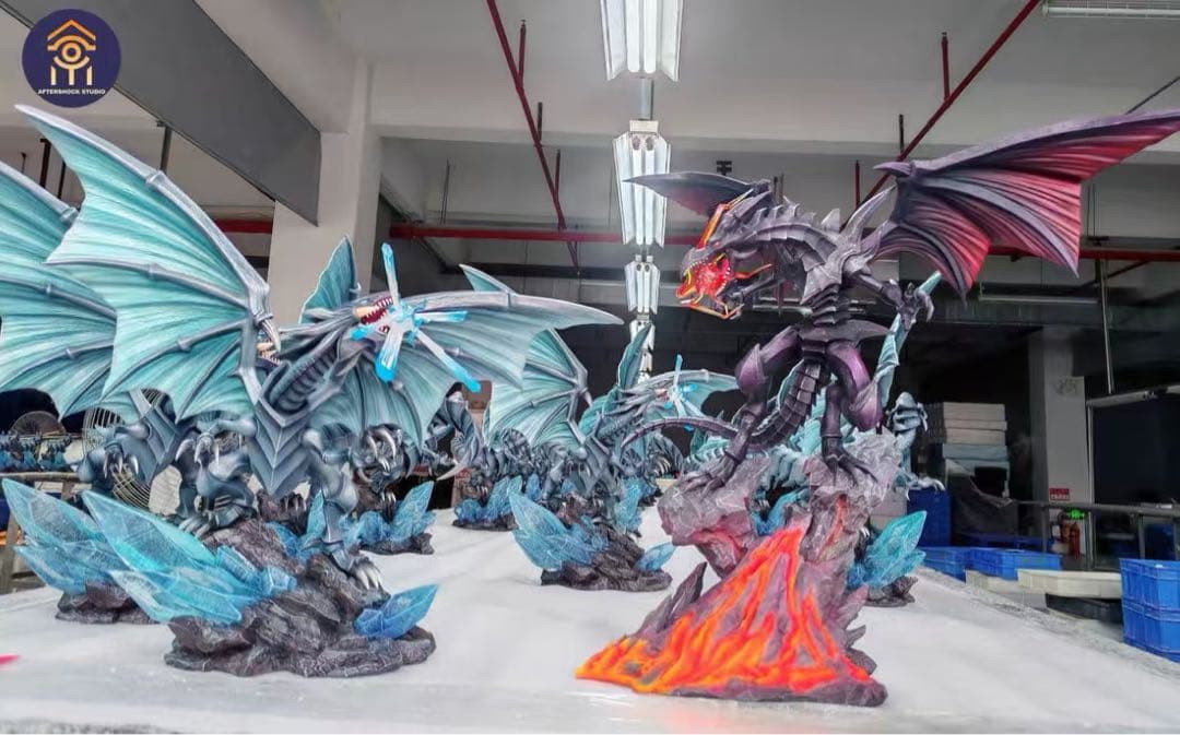 遊戯王 青眼の白龍 ガレージキット ガレキ スタチュー③