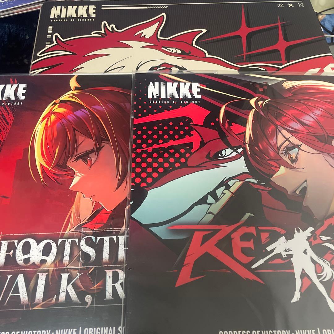 勝利の女神 NIKKE レッドフード LPプレイヤー & レコード 特典付き