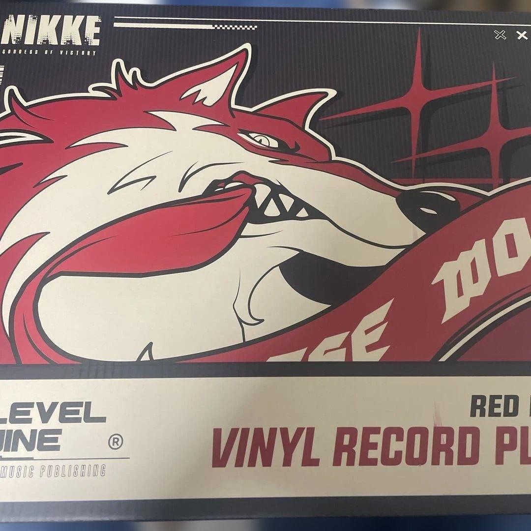 勝利の女神 NIKKE レッドフード LPプレイヤー & レコード 特典付き