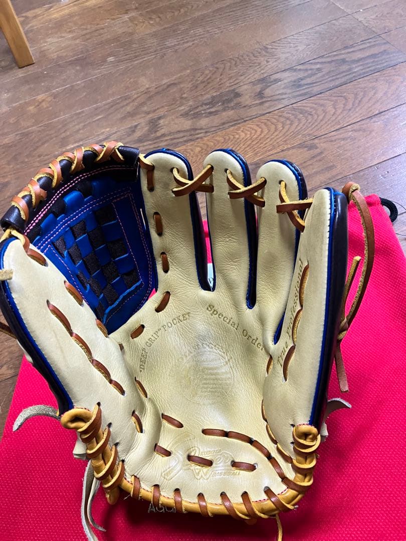 久保田スラッガー軟式野球グローブ メーカー別注　ソフトバンク周東モデル