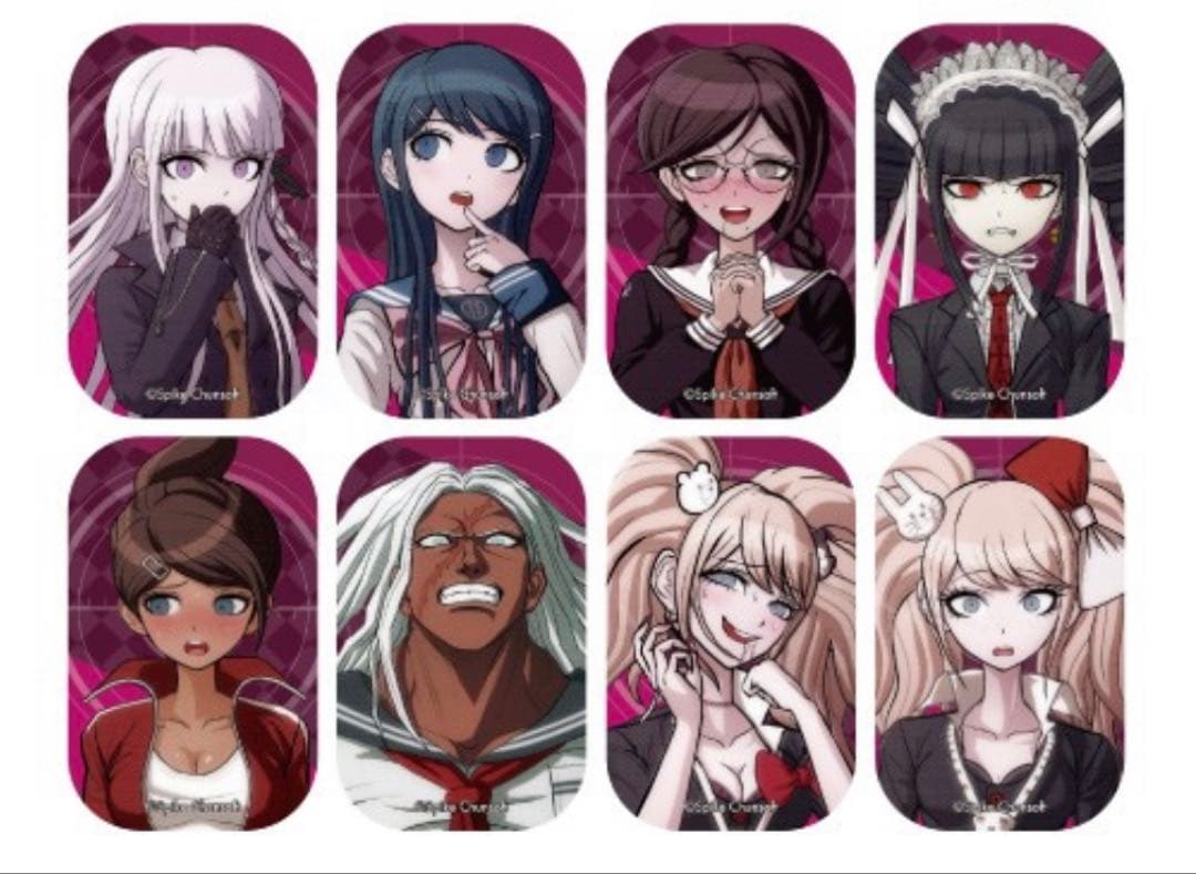 ダンガンロンパ 10th 大同窓会 スクエア缶バッジ コンプリートセット