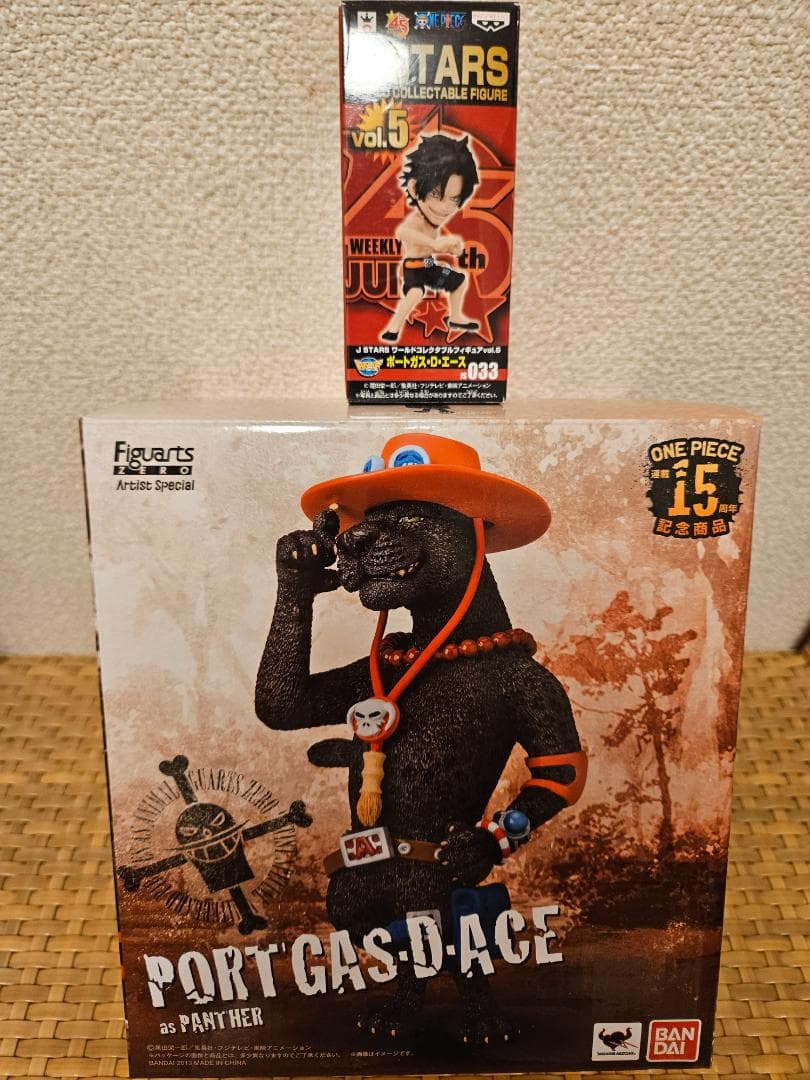 ワンピースフィギュア朝隈俊男コラボ黒ひげ&エース