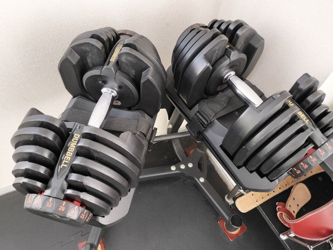 可変式ダンベル 5kg〜40kg 説明書付き 1個 訳あり