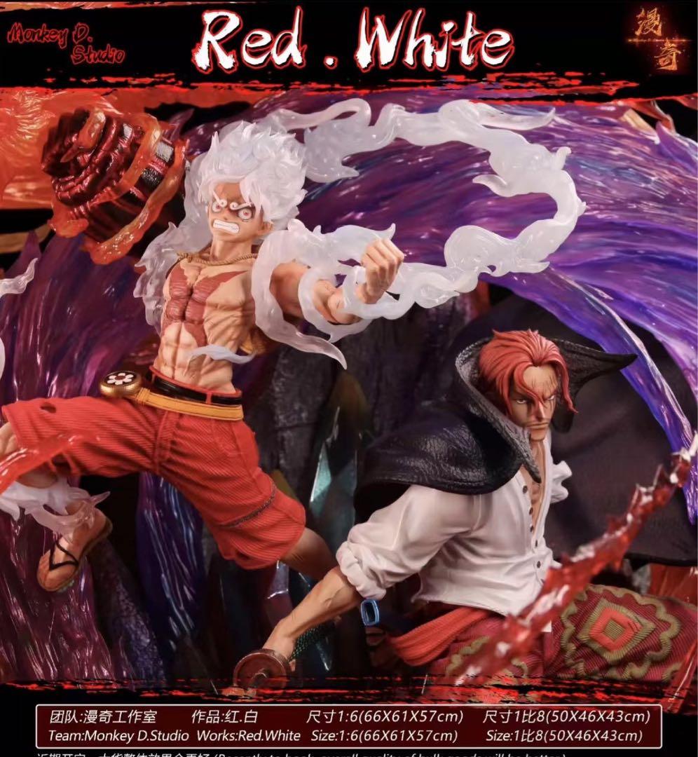 ワンピース 赤髪 シャンクス ガレージキット ガレキ スタチュー②②