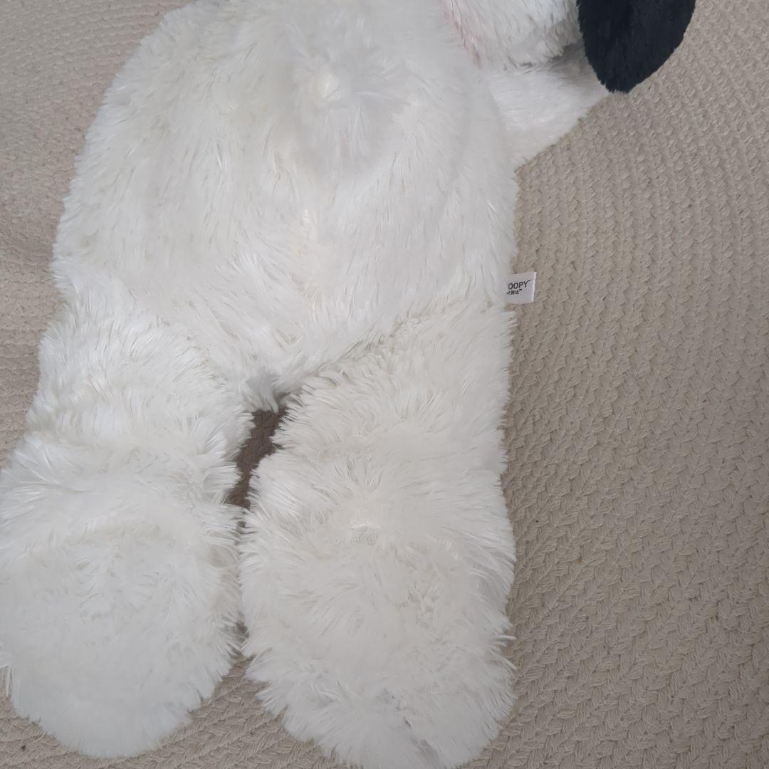 【SNOOPY オラフ】特大サイズ犬のぬいぐるみ 青い帽子付き全長約64cm