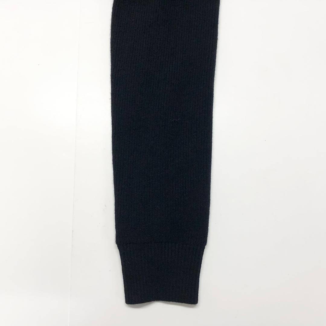 ○★新品未使用　MARK&LONA　防風 クルーニット　38　ブラック