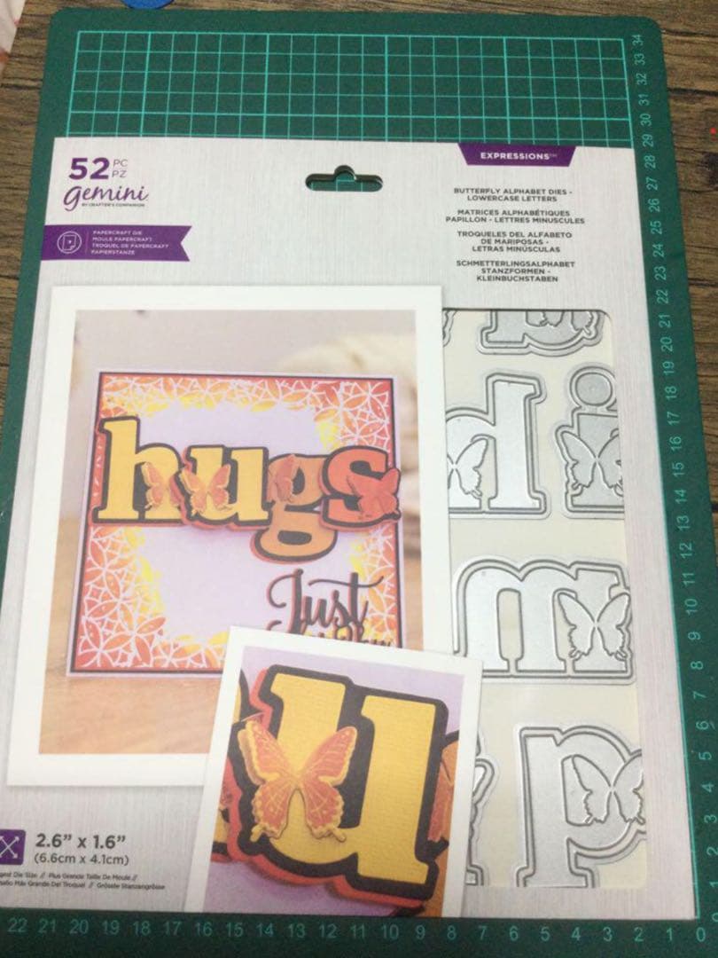 クラフターコンパニオン大/小文字C&9thBundledUpスタンプ&ダイセット