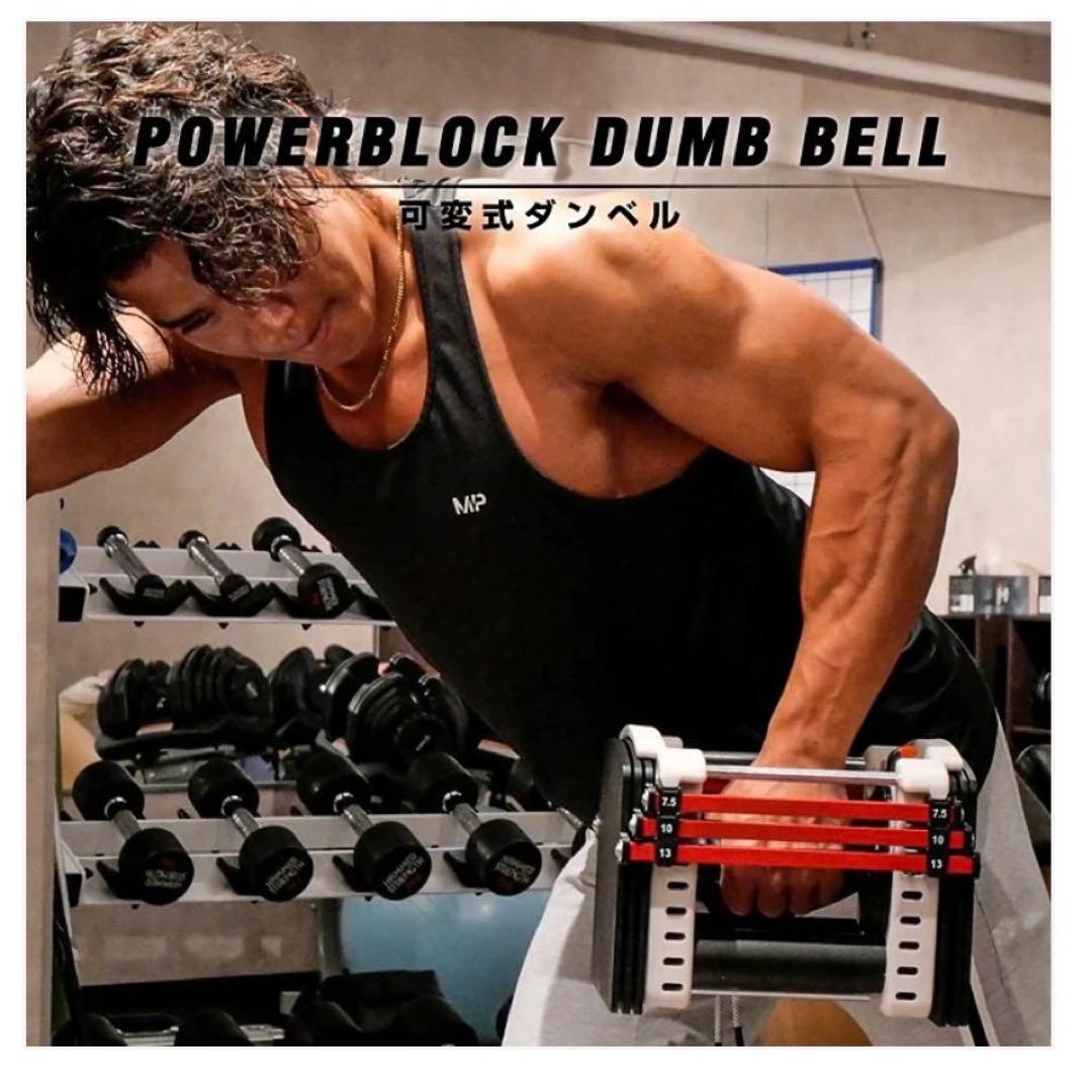 未使用　POWERBLOCK ダンベル 23kg 可変式 単品