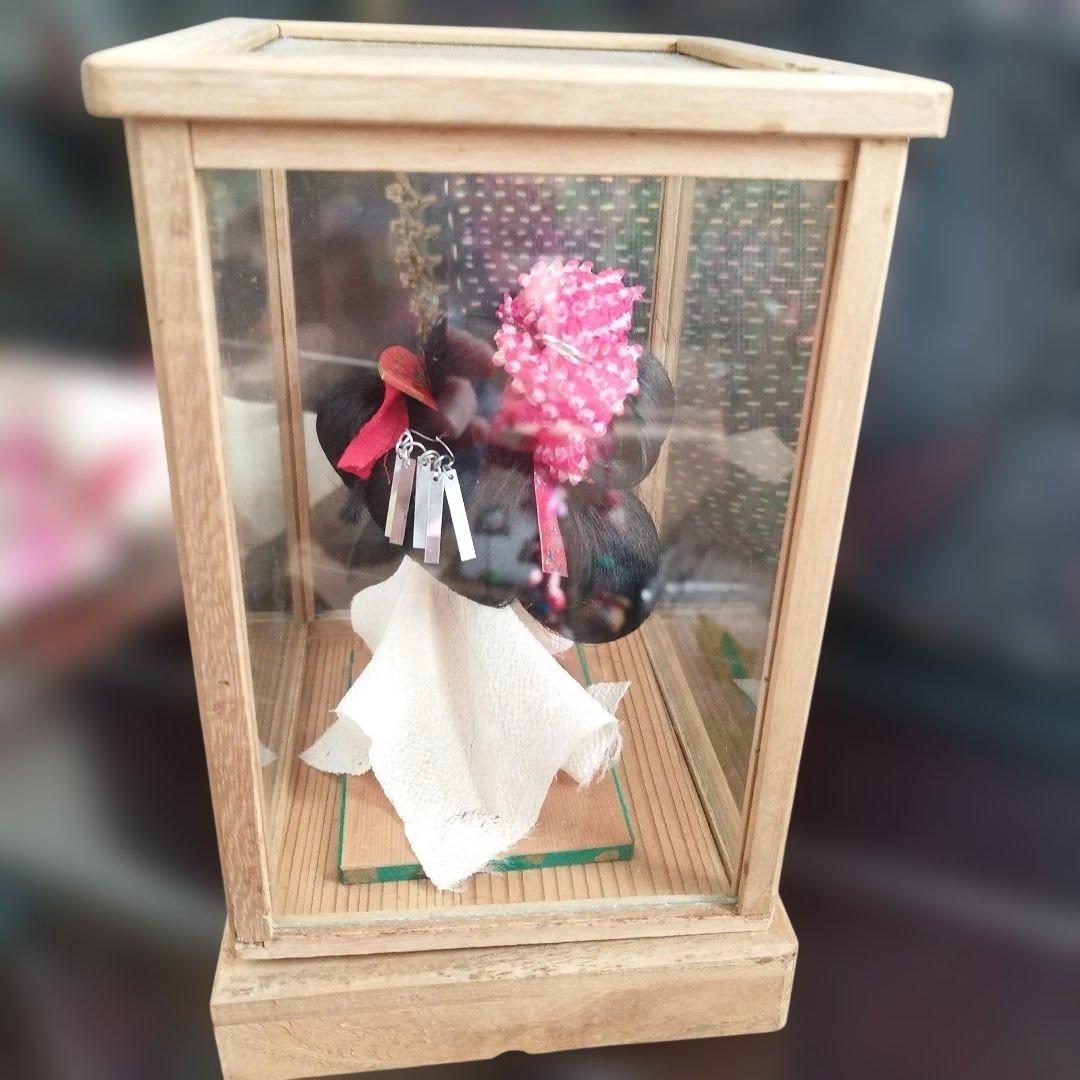 ミニ日本髪のカツラ（骨董品）