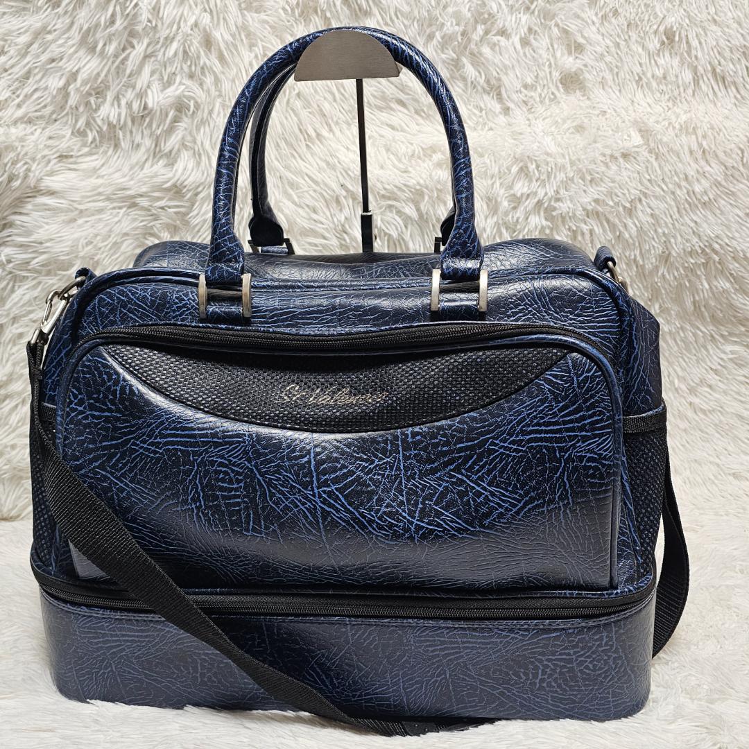 St.Valencia 2way ボストンバッグ ゴルフバッグ レザー 大容量