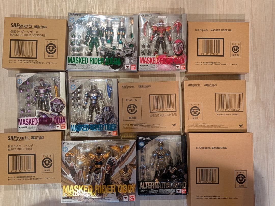 SHFiguarts 仮面ライダー フィギュア 150体武器エフェクト６種　新品