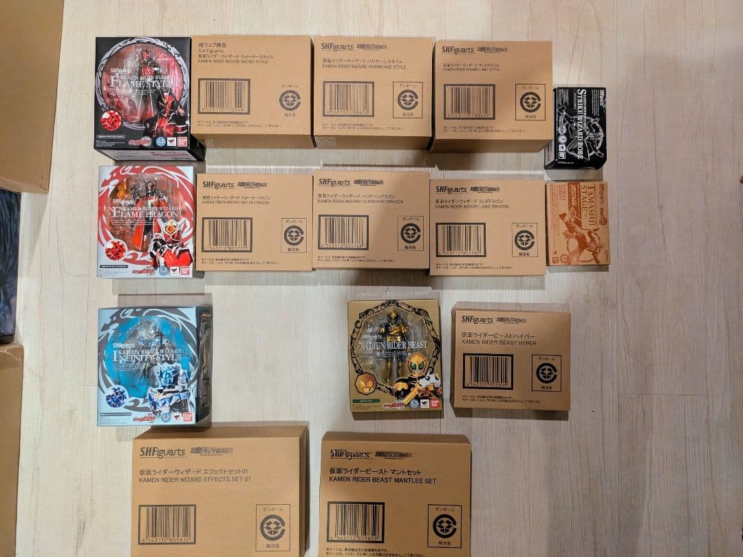 SHFiguarts 仮面ライダー フィギュア 150体武器エフェクト６種　新品