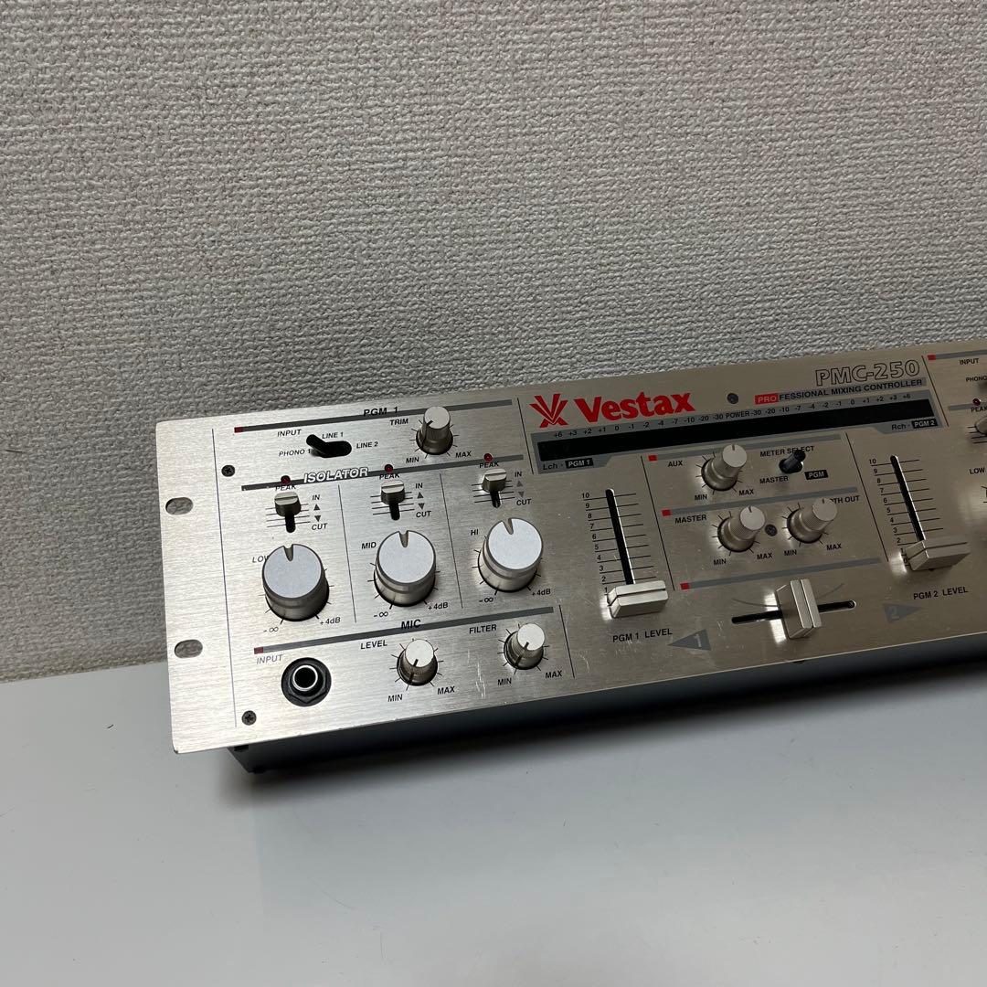 美品 動作OK Vestax PMC-250 DJミキサー ゴールド ロータリー