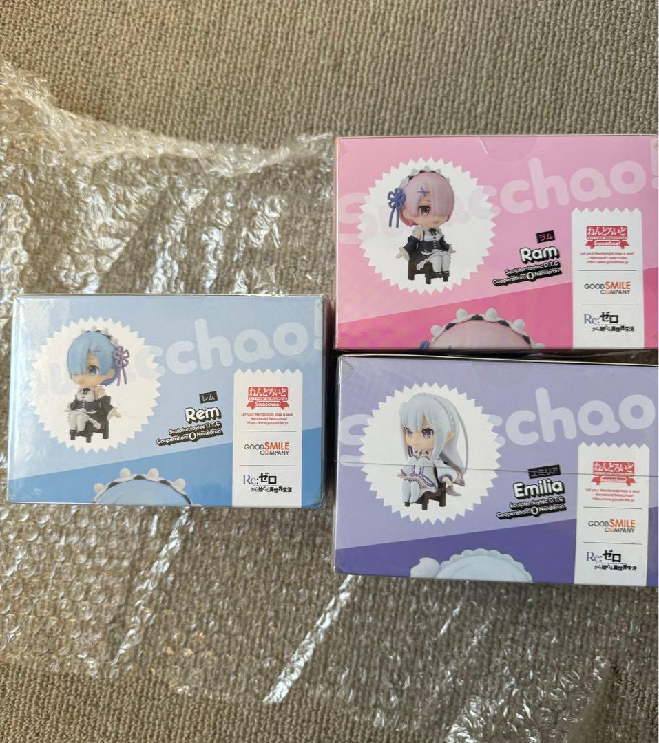 Re:ゼロ ねんどろいど GOOD SMILE COMPANY 3点セット