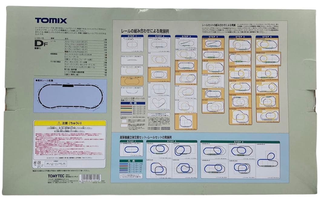 【未開封】TOMIX Nゲージレールセット 複線化セット Dパターン 91064
