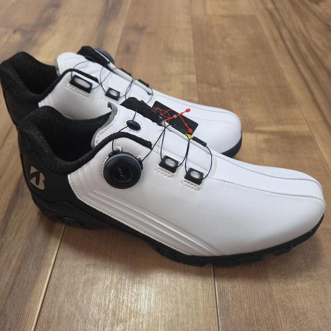 【新品】ブリヂストン ゴルフシューズ ホワイト SHG380 26.5cm 4E