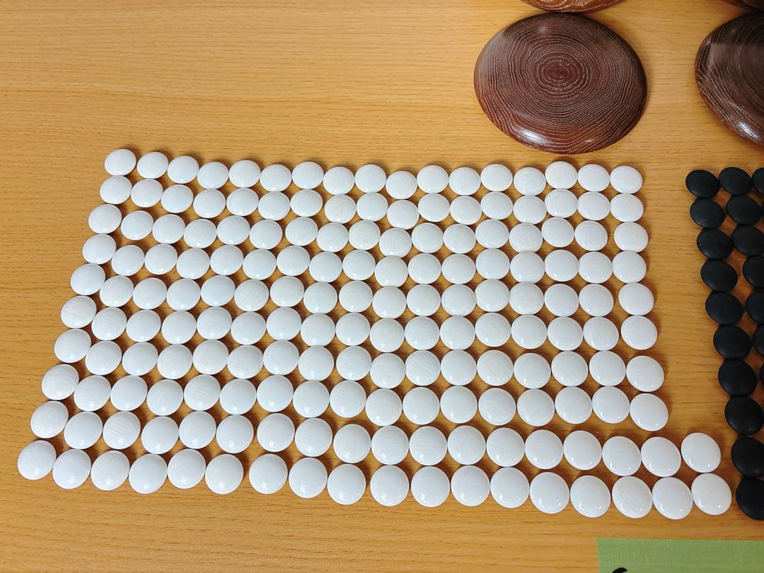 本蛤　雪印　囲碁石 木製 35号　9.9mm 最高級　プロ 　囲碁