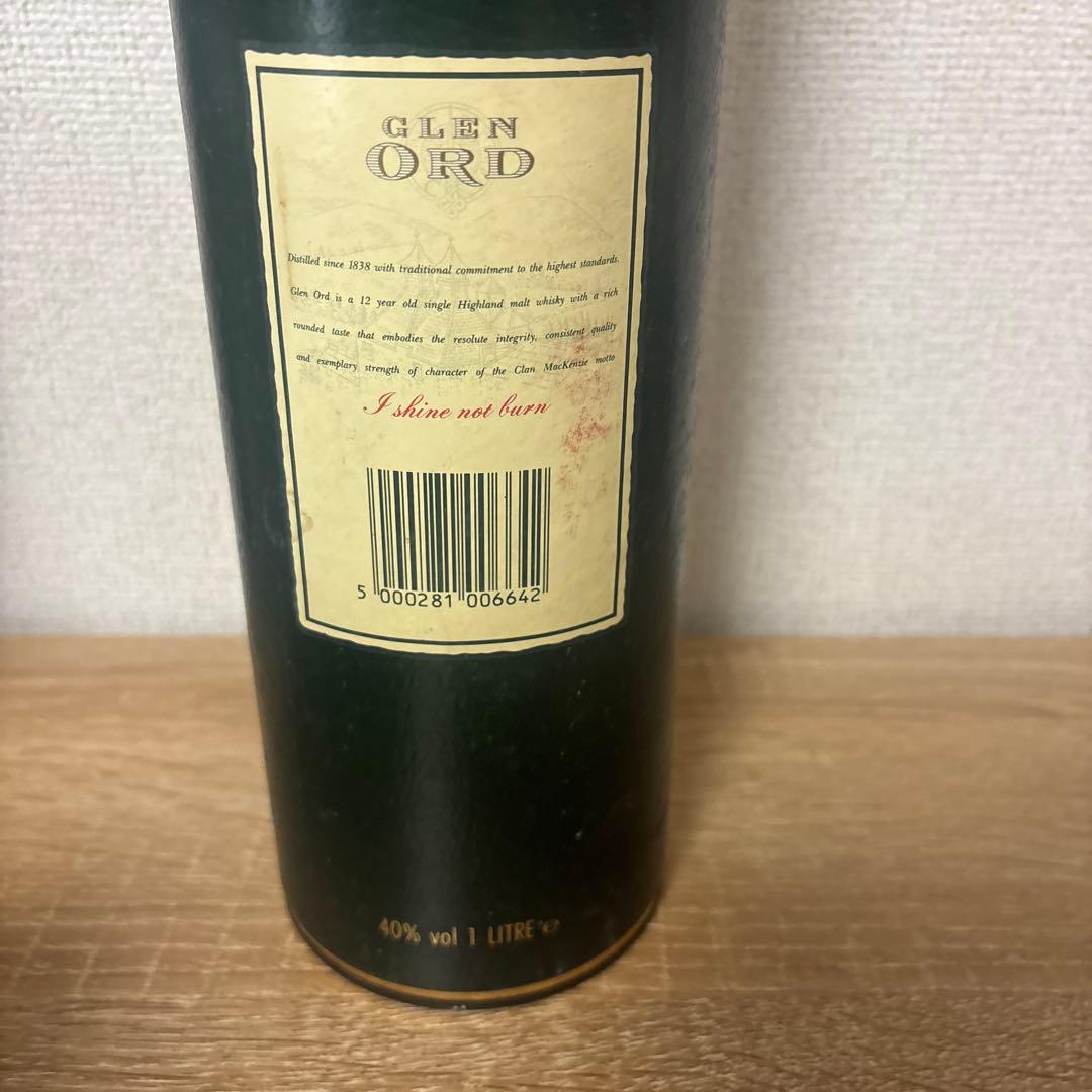 【未開封品】GLEN ORD 12years SINGLEMALT グレンオード