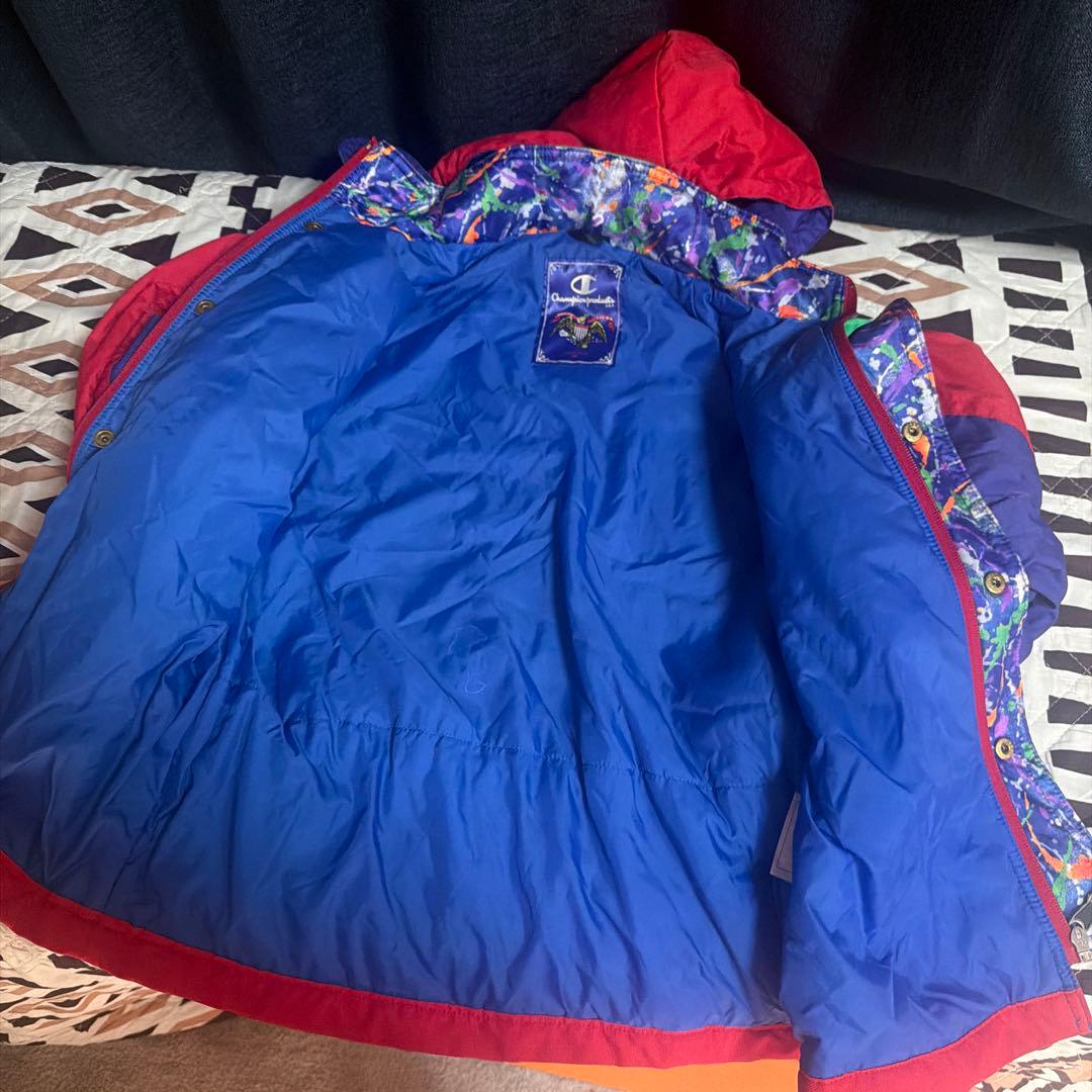 Champion カラフルフード付きジャケット 140サイズ