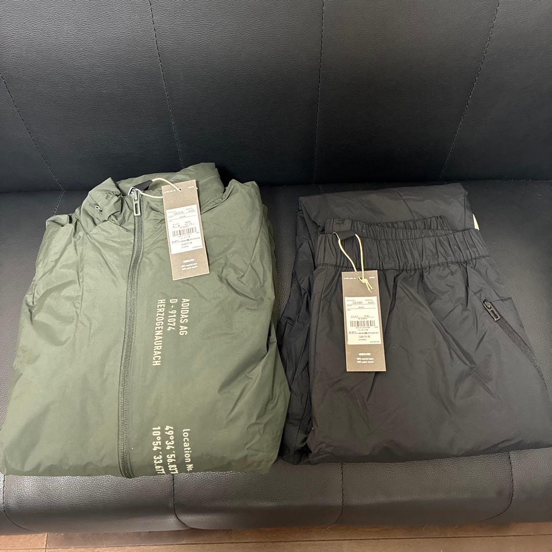 adidas MHS ウインドジャケット パンツ セットアップ 収納フード