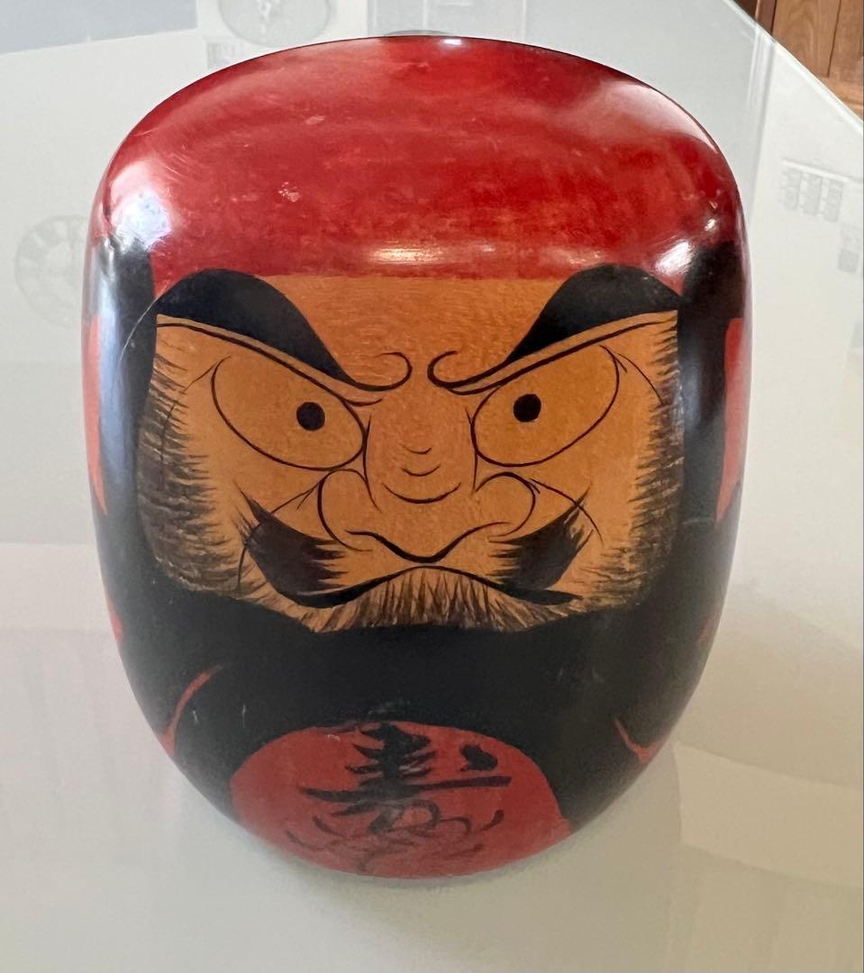 手作り　達磨十聚　ガラスケース付き