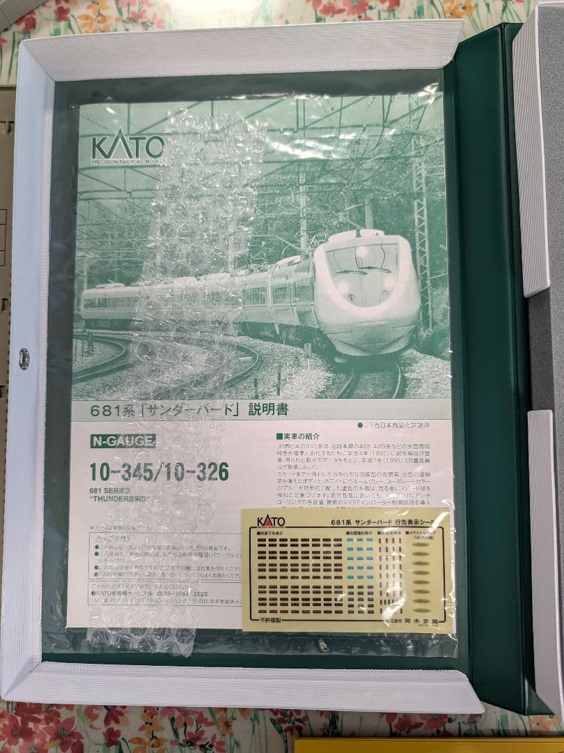 KATO 681系 サンダーバード Nゲージ 3両編成セット（旧塗装）