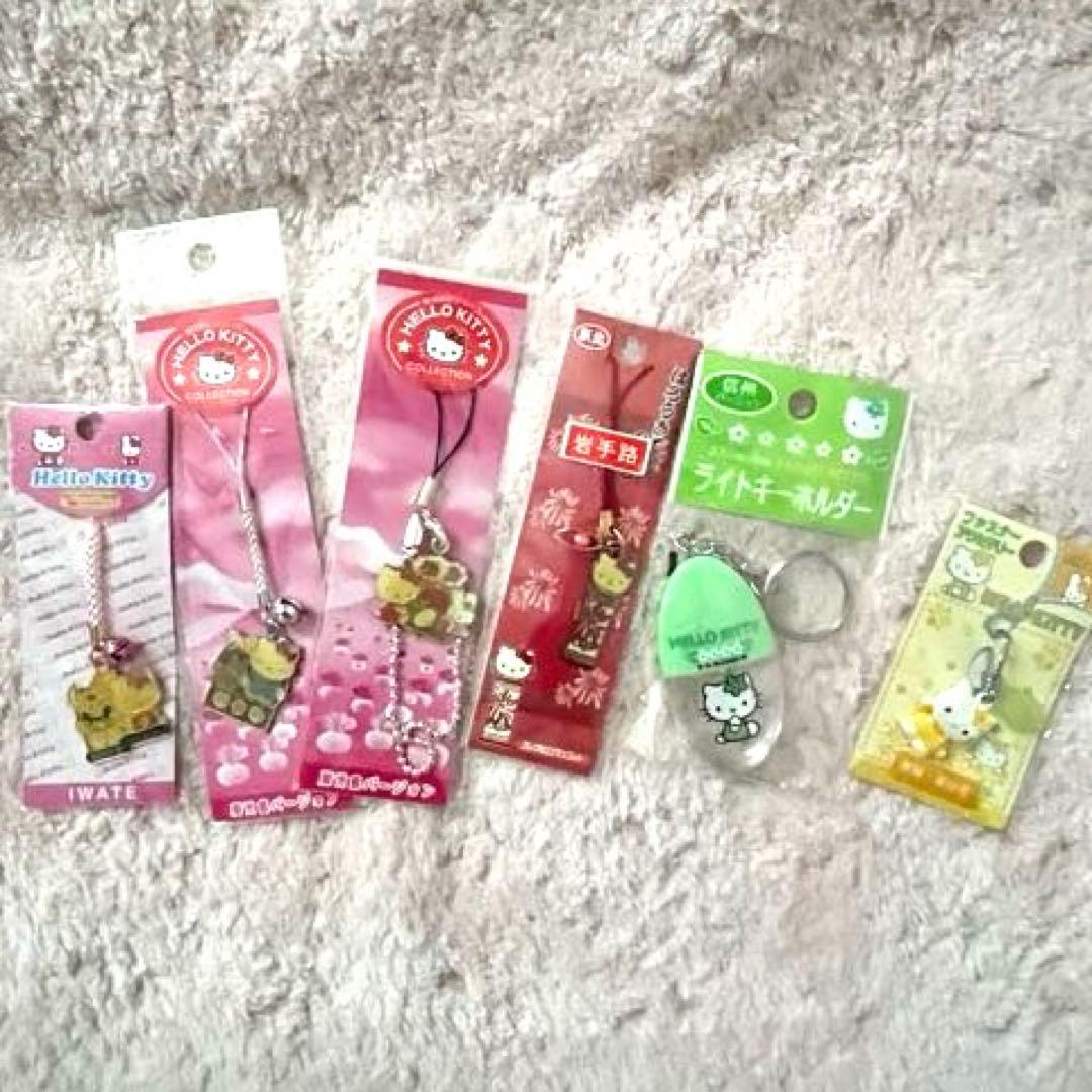 激レア☆☆キティ ご当地 まとめ売り 70点セット＆おまけ☆根付け ボールペン