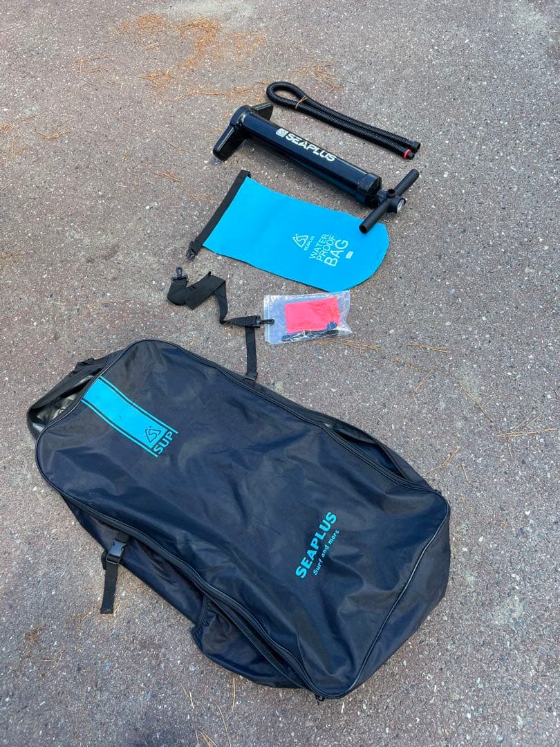 SEAPLUS スタンドアップパドルボードとパドルセット　SUP 送料込み！