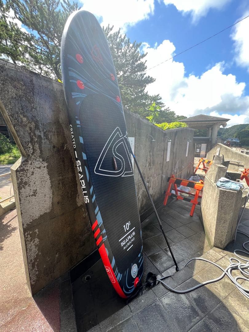 SEAPLUS スタンドアップパドルボードとパドルセット　SUP 送料込み！