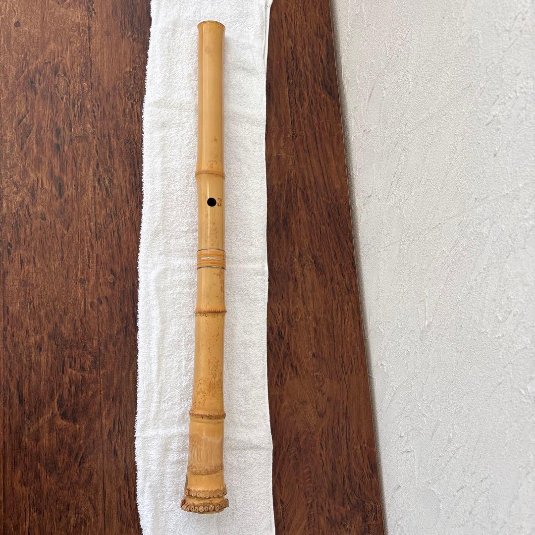 尺八　竹治　銀三線　竹製　琴古流　約60、5㎝