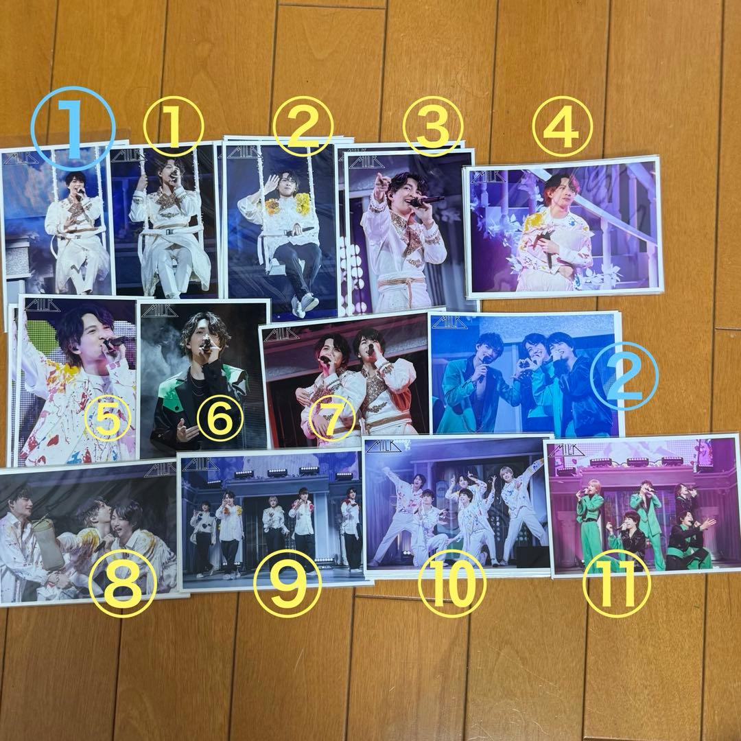 M!LK 生写真セット 36杯目 満月の夜君と逢う FC限定