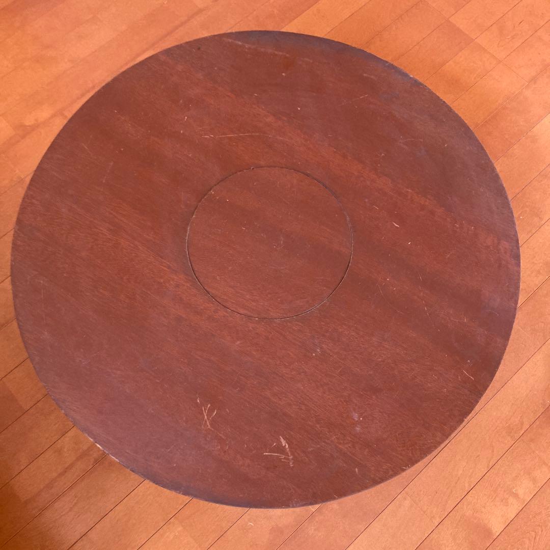 昭和 ちゃぶ台 丸 机 掘り 炬燵 七輪 卓袱台 レトロ ヴィンテージ