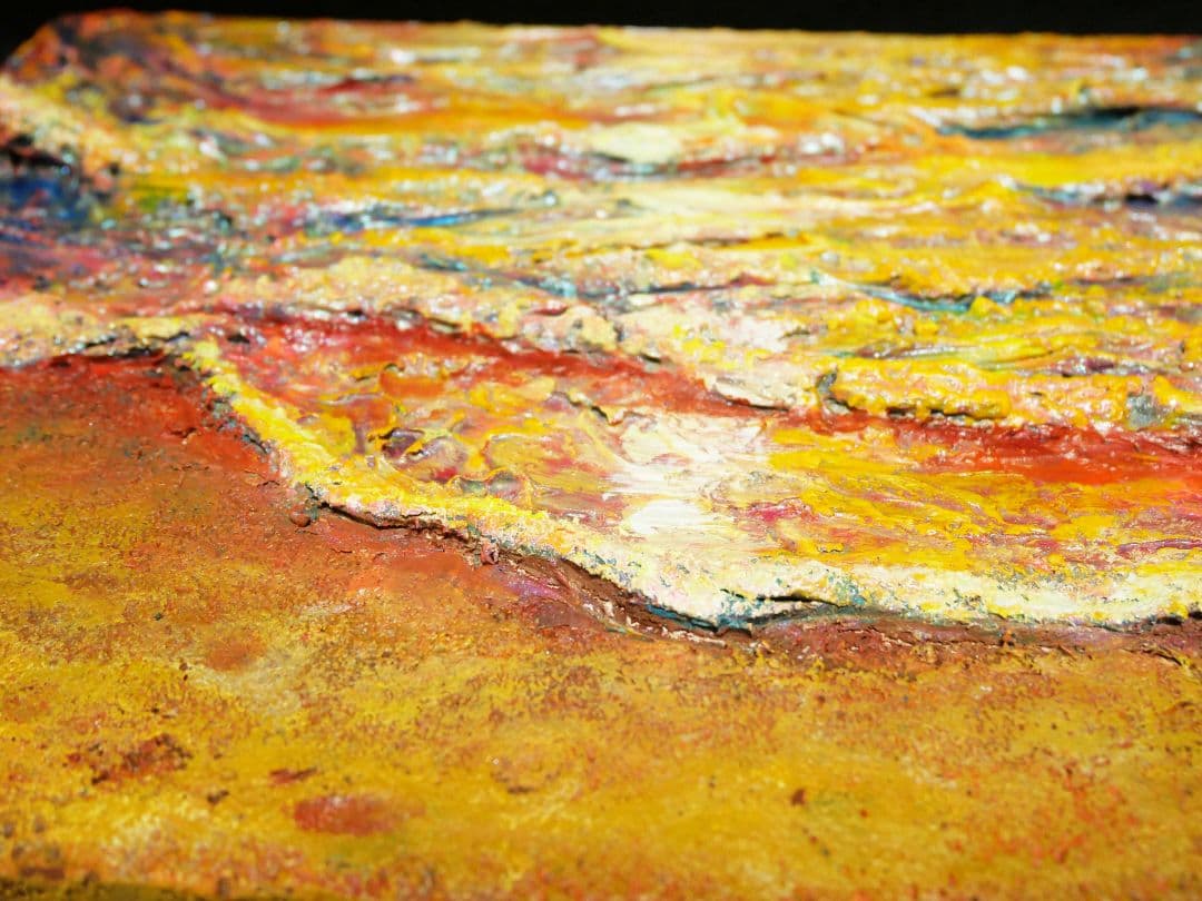 油絵 絵画 【砂浜の夕暮れ】